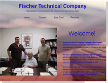 Tablet Screenshot of fischertech.com